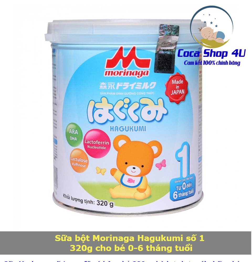Sữa Morinaga số 1 320g (trẻ từ 0-6 tháng) - Chính hãng nhập khẩu 1