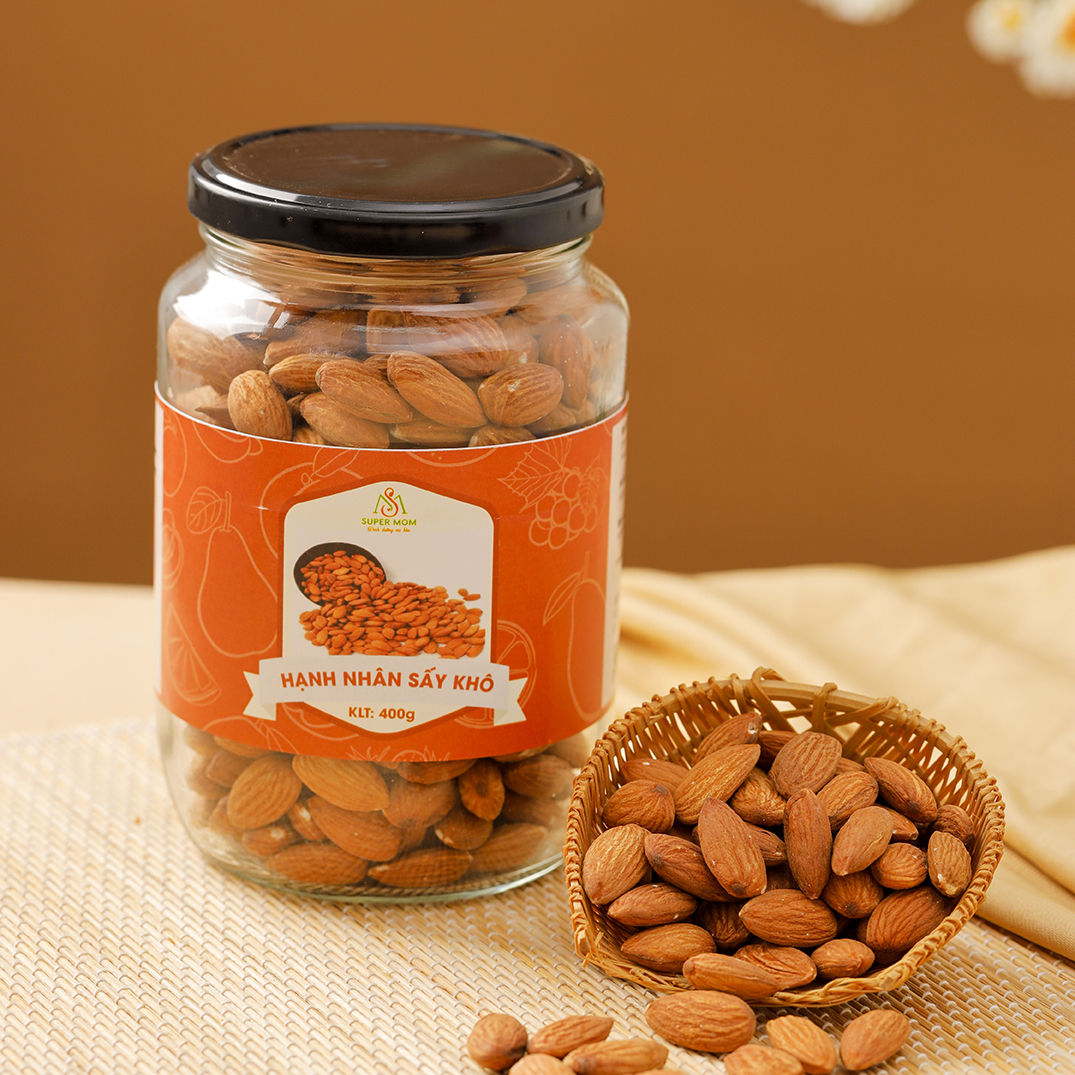 Hạt hạnh nhân sấy nguyên vị ăn vặt mẹ bầu/ ăn vặt ăn kiêng/ ăn vặt healthy lành mạnh/ ăn vặt giảm cân