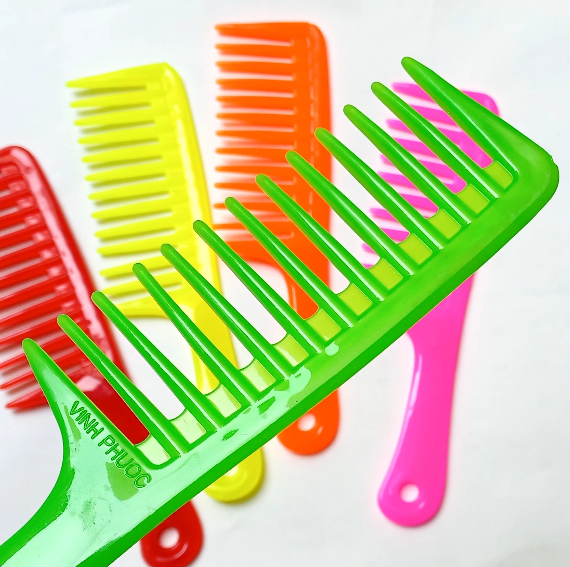 Combo 2 cây Lược răng thưa chải tóc tạo kiểu cho nam nữ