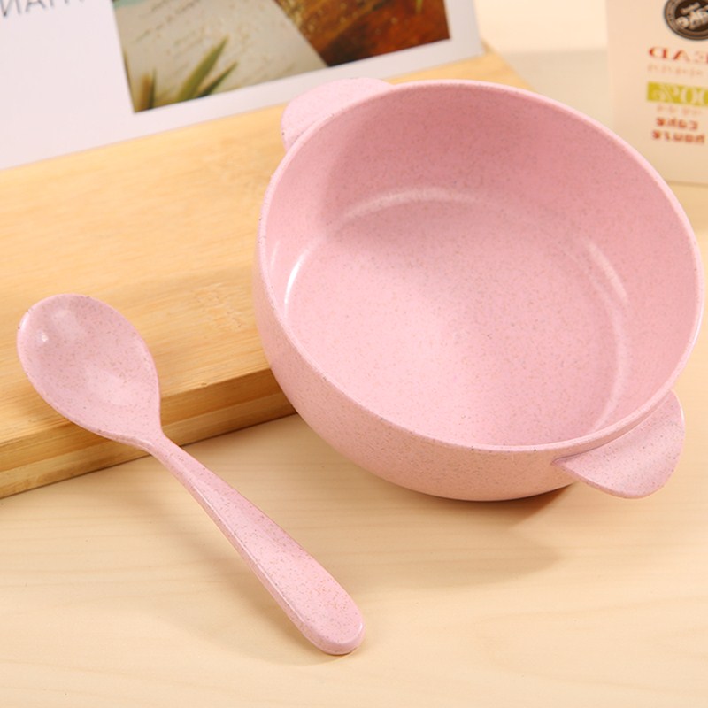 BỘ BÁT THÌA LÚA MẠCH CHO BÉ TẬP ĂN DẶM XINH XẮN TANASA