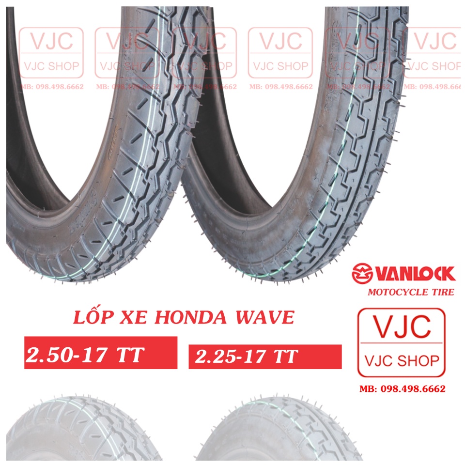 Vanlock - Lốp xe máy dùng cho Wave ZX / Wave Alpha (Loại dùng 