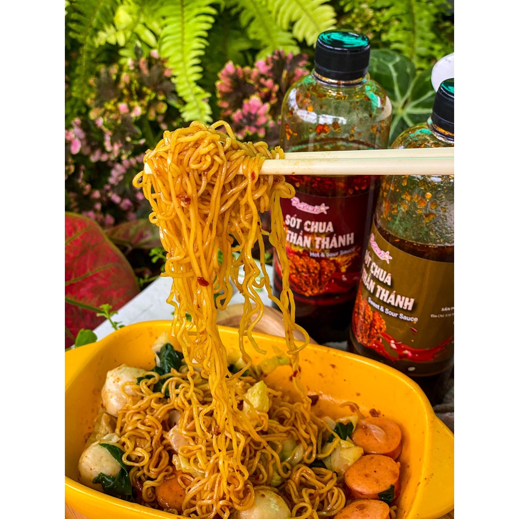 COMBO sốt chua CAY thần thánh & sốt muối ớt XANH RODSTARZ, sa tế cay, sốt chấm đồ nướng, nước chấm hải sản, trộn bánh tráng, gia vị ướp thịt nướng