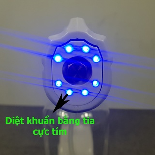 Súng Phun Khử Khuẩn cầm tay Nano K6  Tích Hợp 6 đèn UV diệt 99% vi khuẩn Máy Phun Khử Khuẩn Xịt Diệt Virus Chống Vi Khuẩn