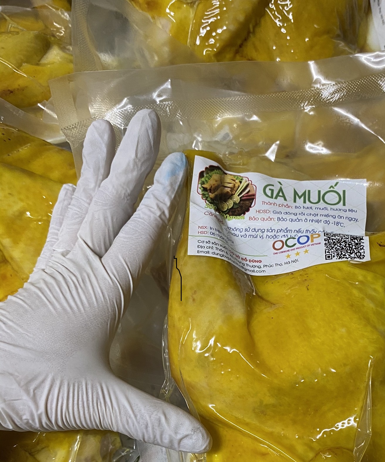 Gà ủ muối 1 con