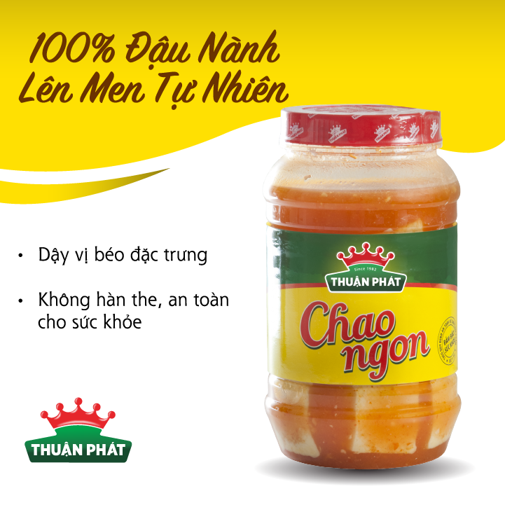 Chao Ngon Thuận Phát làm từ đậu hũ nguyên chất lên men chín Hũ 510G