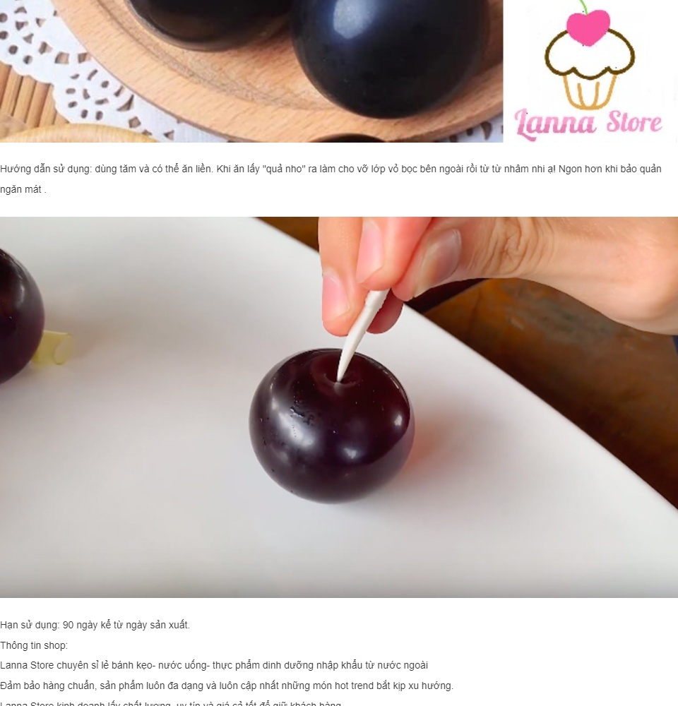 [SIÊU PHẨM ĐỦ LOẠI] THẠCH NHO NỔ KYOHO gói 7 viên và 11 viên nho - Hàn Quốc