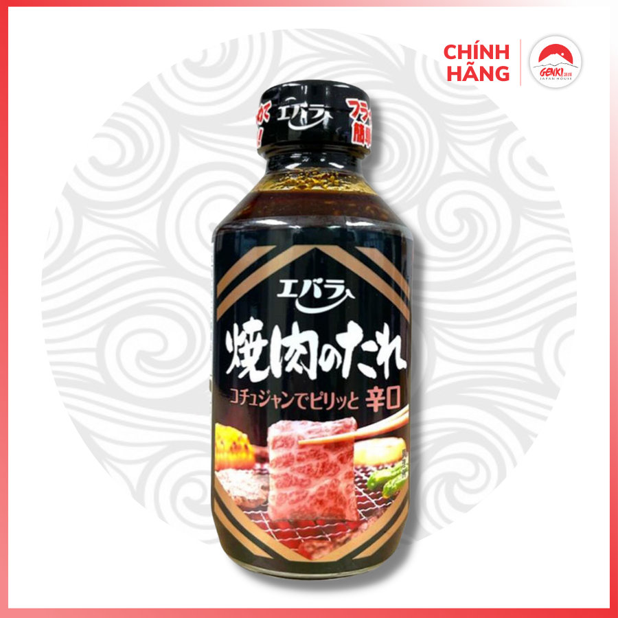 Sốt thịt nướng cay Ebara chai 300g Nhật Bản