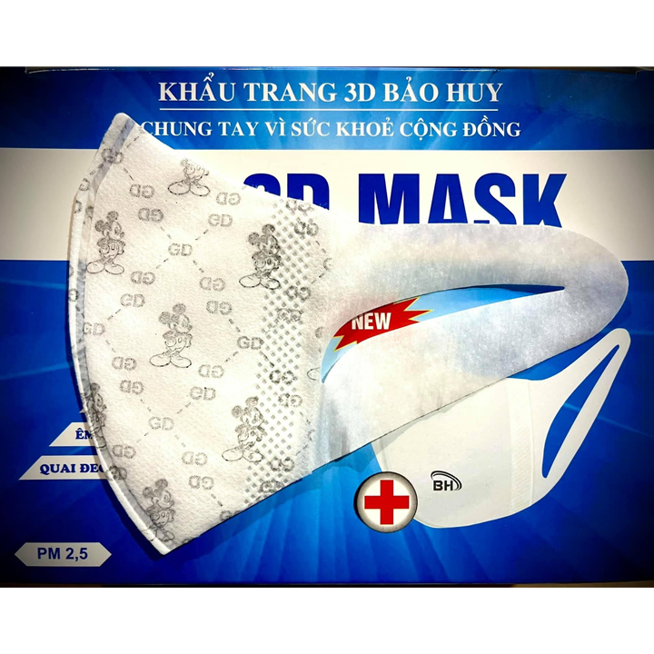 Hộp 50 cái Khẩu Trang 3D Mask Công Nghệ Nhật Bản