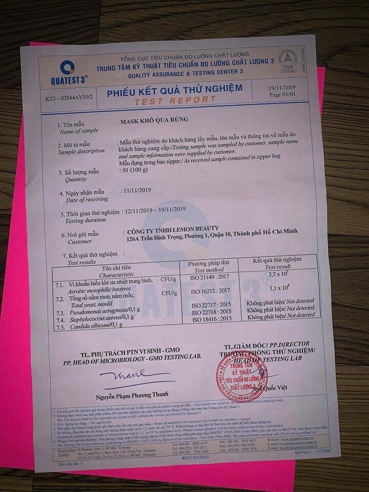 Mặt Nạ Sữa Dê Non LEMON MASK - Hộp 50 Gram