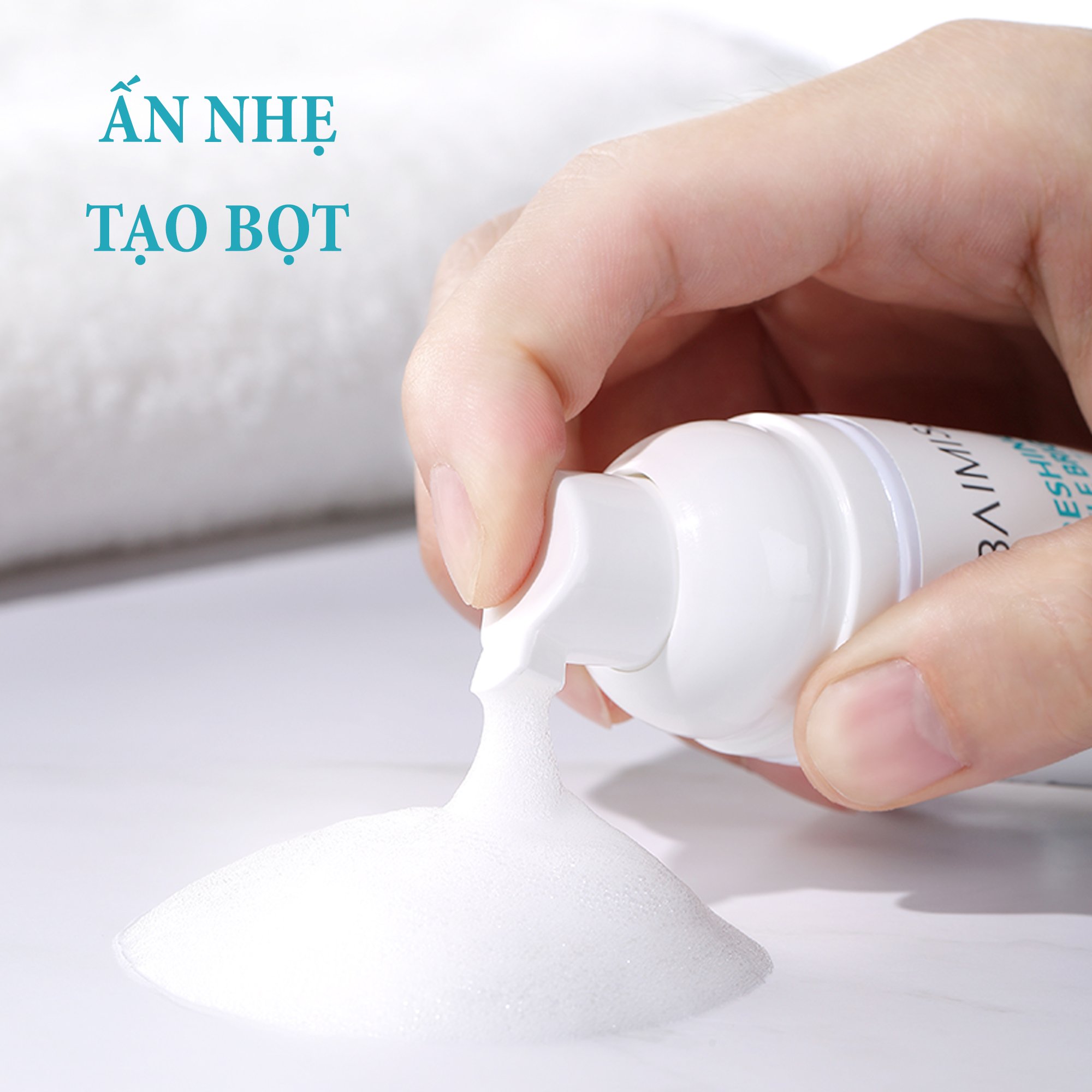Bọt Kem Đánh Răng & Súc Miệng Baimiss Thơm Miệng Chống Ố Răng Toàn Diện 60ml