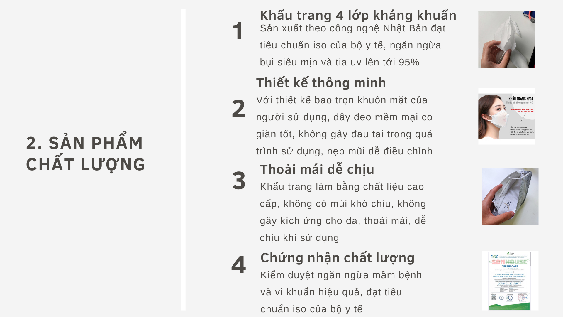 Khẩu trang kf94 hàn quốc An mask kháng khuẩn 4 lớp, công nghệ dập hàn quốc chống bụi mịn, tiêu chuẩn iso