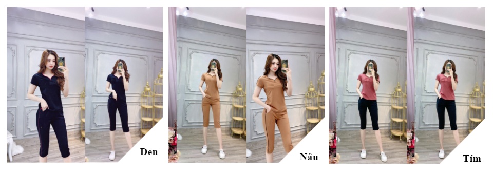 Set bộ thời trang mặc nhà sành điệu
