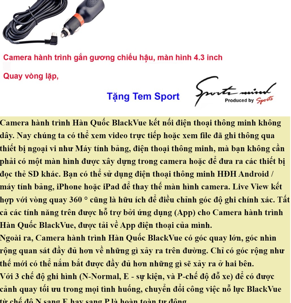 CAMERA GƯƠNG CHIẾU HẬU 4.0 ( ĐƠN )Camera hành trình full HD,Camera Hành Trình Xe Hơi Dạng Gương cho ô tô xe hơi xe tải,170 độ cho ô tô xe tải - VT auto.(GIÁ CỰC SỐC) Fc Kun