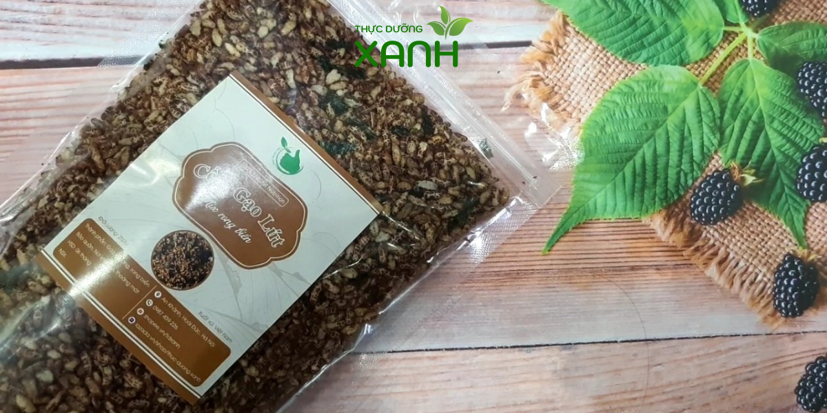 250Gr Gạo Lứt Sấy Rong Biển, Cốm Gạo Lứt / Gạo Lứt Rang - Thực Dưỡng Xanh