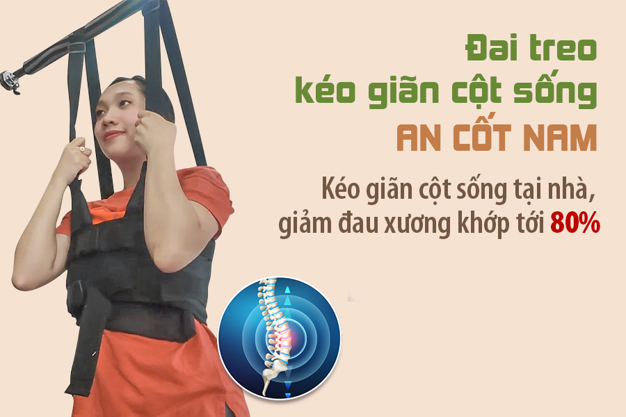 Đai Treo Kéo Giãn Cột Sống An Cốt Nam - Chỉ 5 Phút Tập Luyện Mỗi Ngày - Hiệu Quả Ngày Lần Đầu Sử Dụng