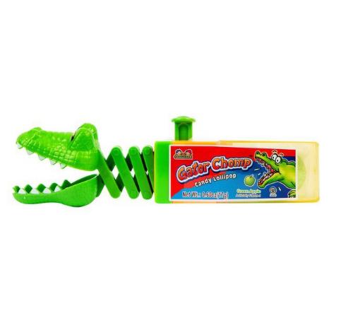 Kẹo Mút Đồ Chơi Cá Sấu Gator Chomp 17gr