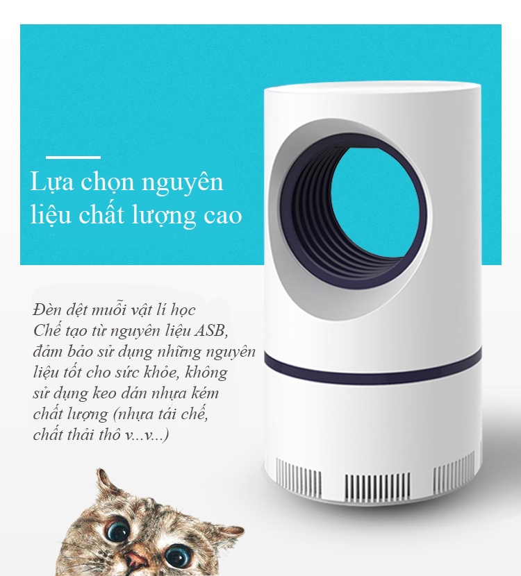 Đèn Bắt Muỗi UV Quạt Hút 2021
