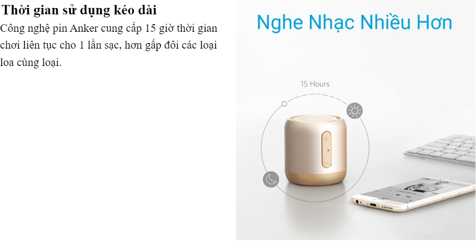 Loa bluetooth ANKER SoundCore Mini 5W - A3101