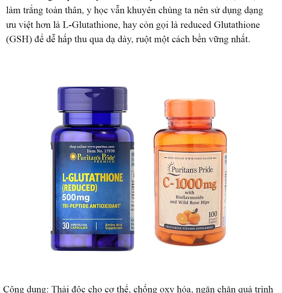 l-glutathione cch s dng L-Glutathione: Tc v dng  CODEAGE LIPOSOMAL GLUTATHIONE 