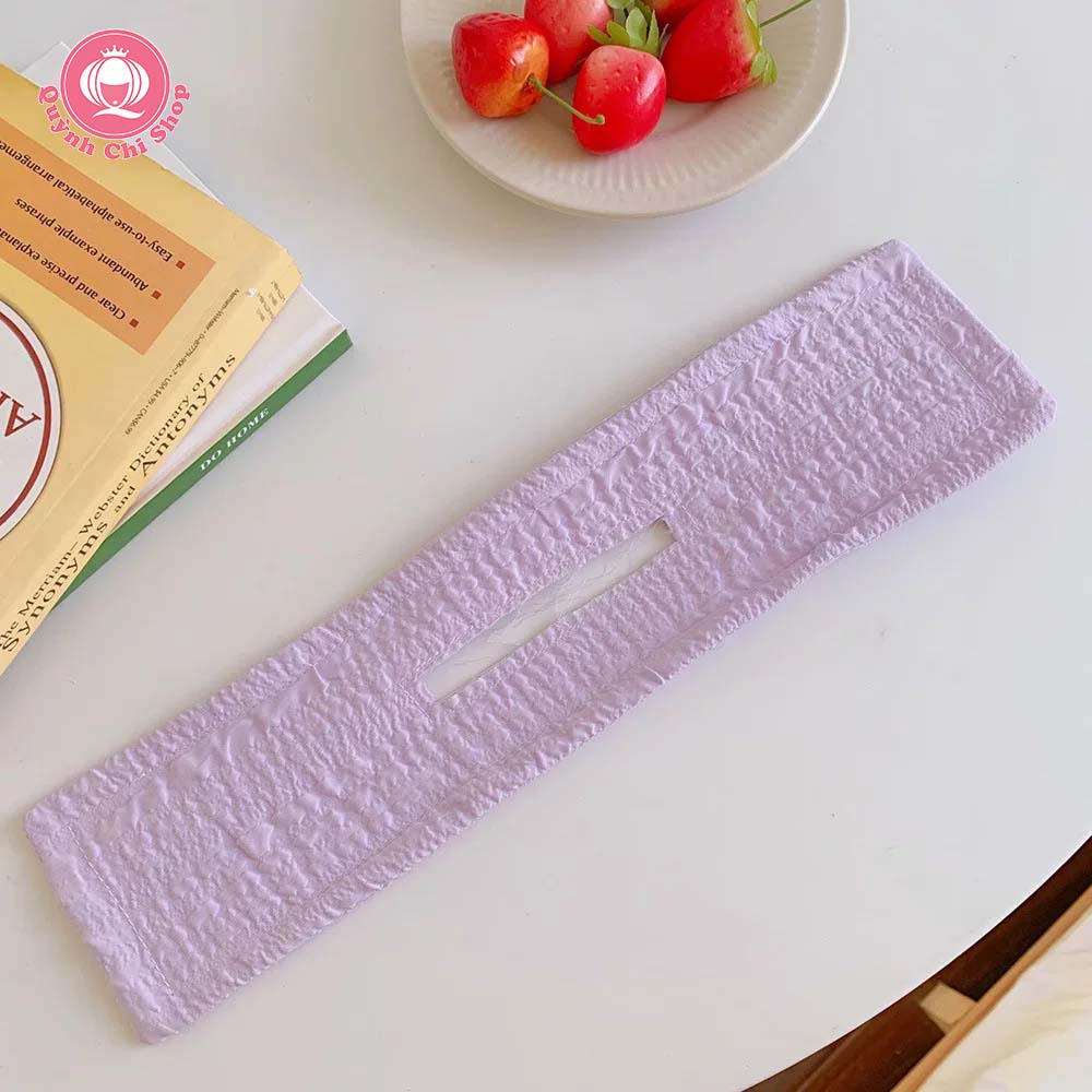 Kẹp tóc nơ, băng đô tóc Hàn Quốc 2 trong 1, búi cuộn gọn gàng, mát mẻ mùa hè