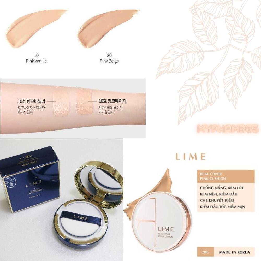 Phấn Nước Lime Trắng Xanh Siêu Mịn Hàn Quốc