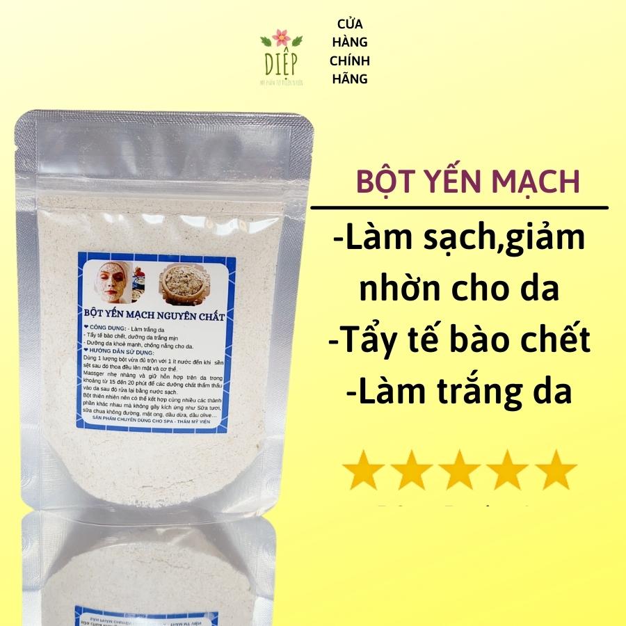 Bột yến mạch nguyên chất đắp mặt