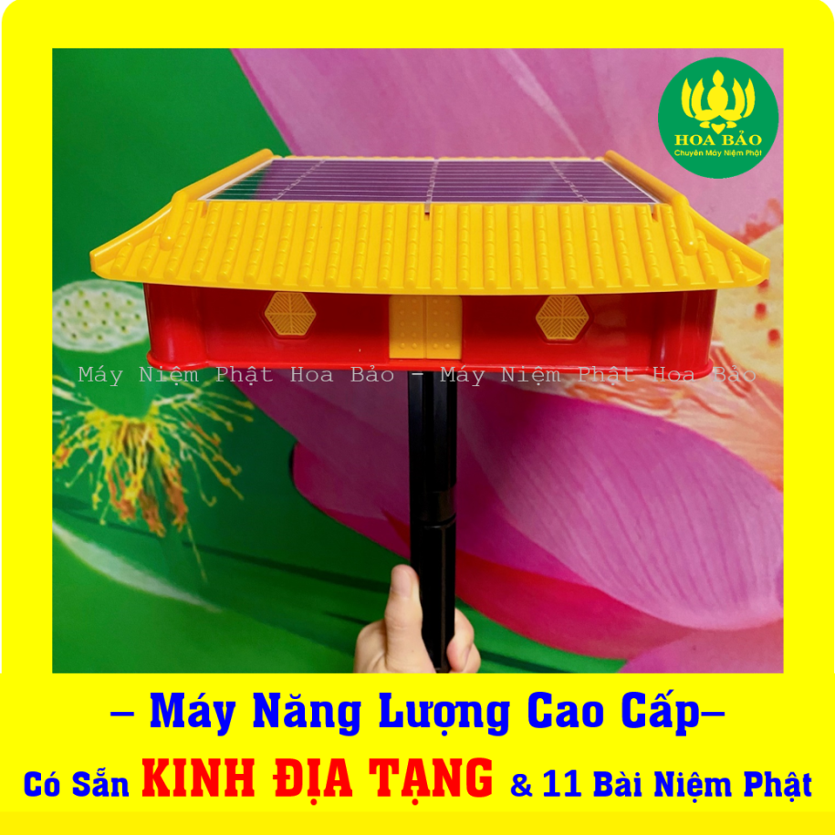 🙏 Đài Niệm Phật Năng Lượng Mặt Trời Mái Chùa Cao Cấp