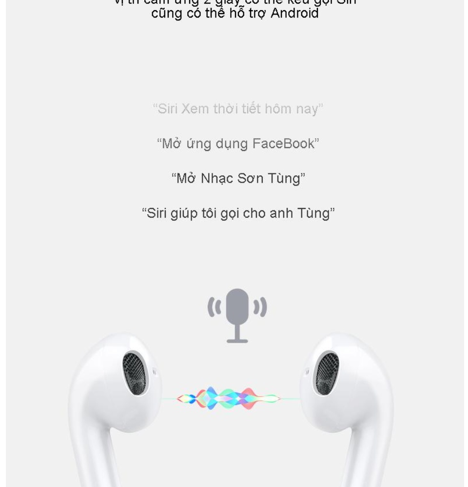 Tai Nghe Bluetooth i12S Nút Cảm Ứng Chip Pro 5.0 Cửa Sổ Kết Nối Pin Trâu , Tai Nghe Bluetooth Mini Không Dây, Tai nghe Bluetooth Không Dây, Tai nghe nhạc hay 10