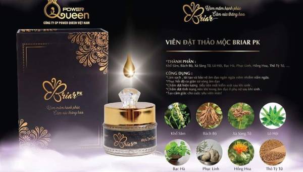 Combo Viên đặt thảo mộc Briar se khít cô bé dễ dàng sử dụng tặng dung dịch vệ sinh Lactacyd Ngày dài tươi mát 150ml