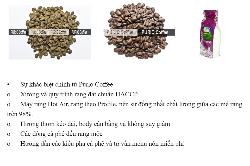 hcmcafe bột rang mộc bản đôn purio coffee 100% robusta đắng đậm gói 250gr 4