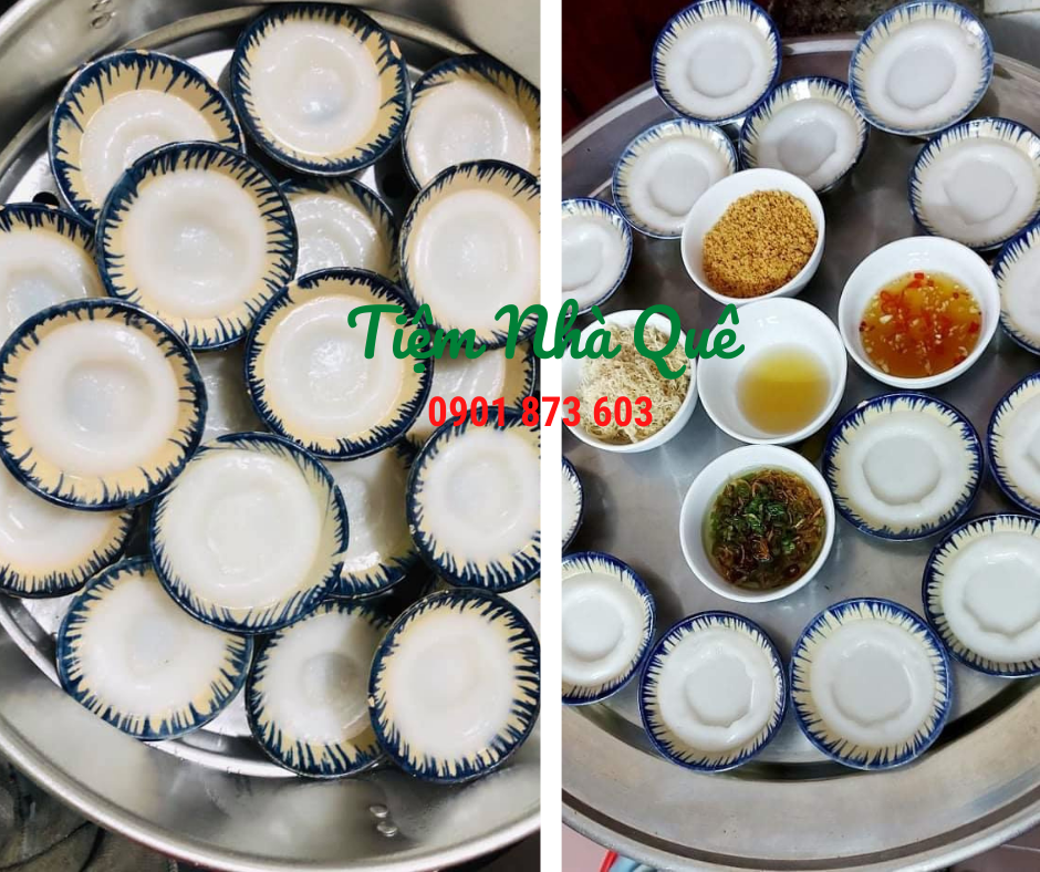 Combo làm Bánh Bèo chuẩn vị Miền Trung (1kg bột gạo + 500g bột năng + 10 chén)