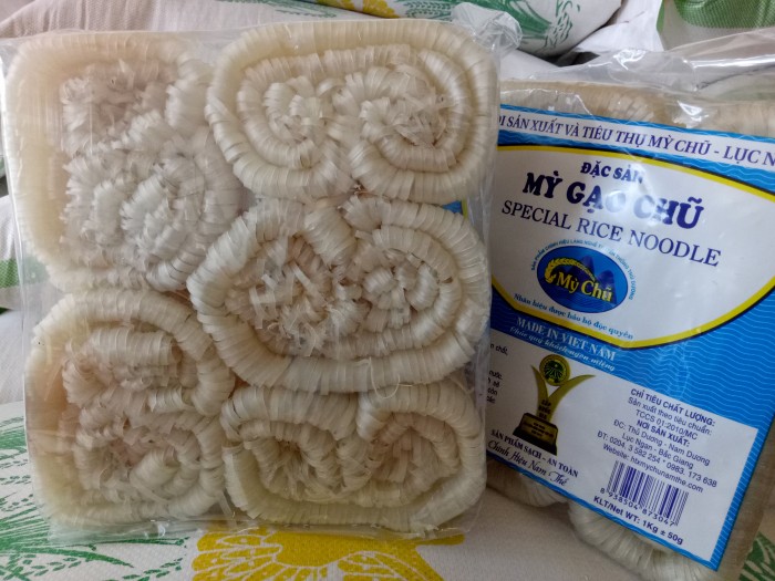 Mỳ Gạo Chũ Bắc Giang, Mì Gạo DẺO DAI, ĐẬM ĐÀ, VỊ NGỌT BÙI, gói 350g - Đặc Sản Miền Bắc