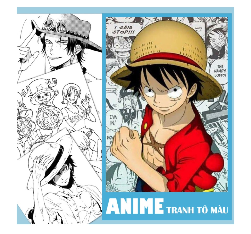 Tô màu Luffy 13 - AnhAnime.Com