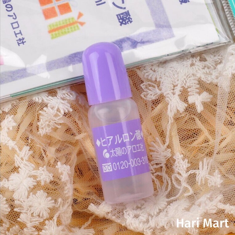 Tinh chất Serum cấp ẩm HA Hyaluronic Acid Taiyou No Aloe Nhật Bản 10ml - Tinh Chất dưỡng ẩm nhật bản - Serum HA Nhật Bản Chỉ 1 Giọt Giúp Làn Da Căng Mọng, tránh khô da - Serum HA tím Nhật Bản 10ml siêu cấp ẩm dưỡng da chống lão hóa