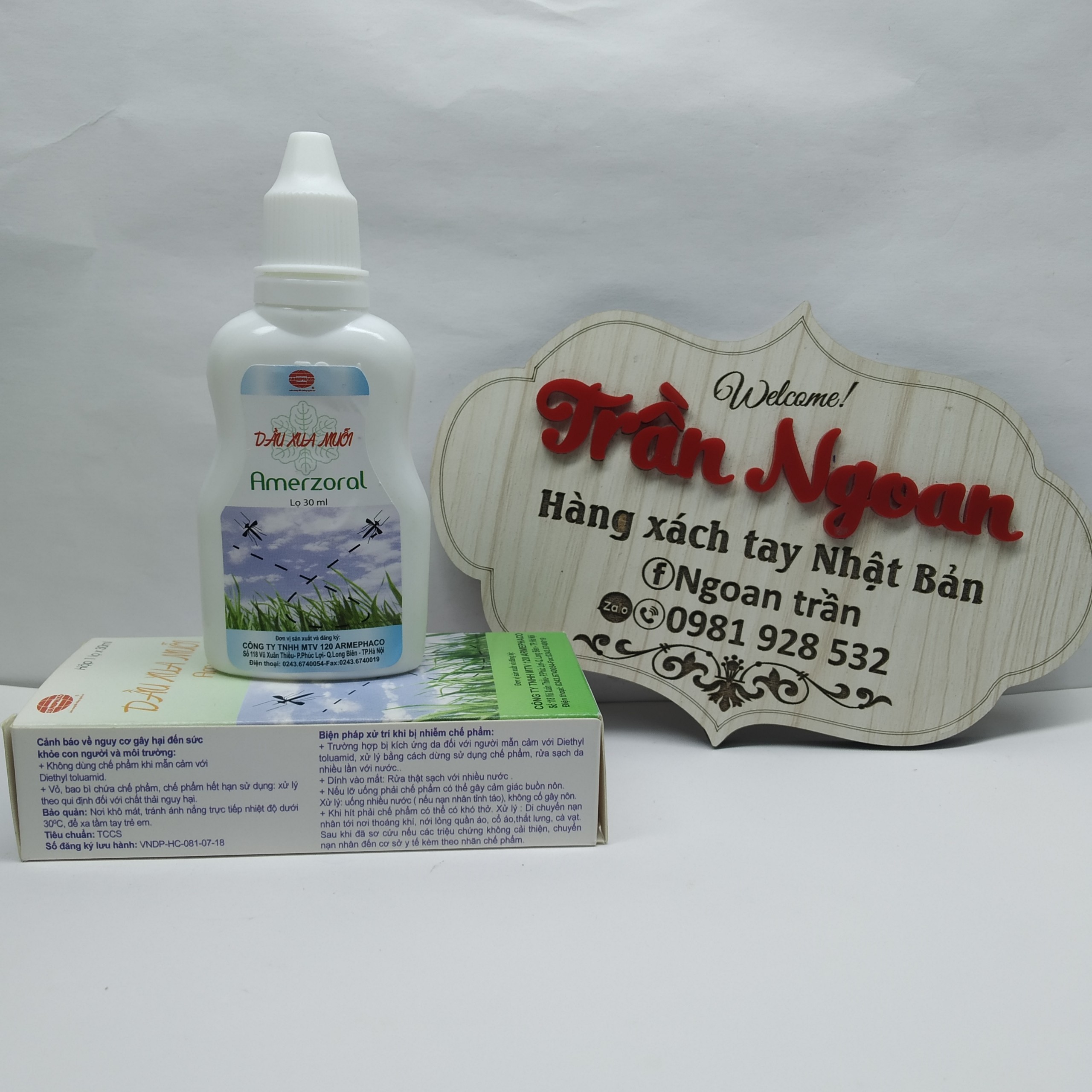 Dầu Xua Muỗi Amerzoral - Lọ 30ml