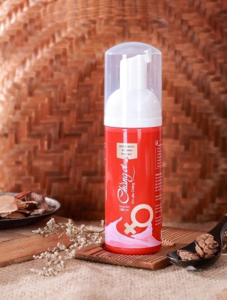 DUNG DỊCH VỆ SINH PHỤ NỮ CHÀNG ƠI BẠCH LINH BÁCH Y SÂM NHẤT MỘC HƯƠNG  bl33[150 mL ]Dạng Bọt