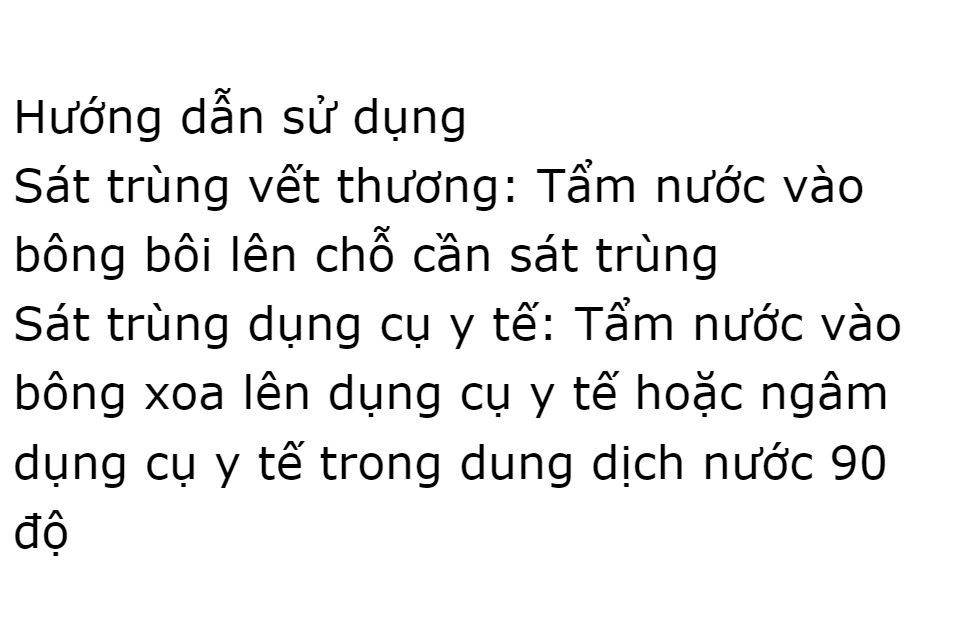 Nước 90 độ 1000ml Vĩnh Phúc, diệt khuẩn dụng cụ y tế, bề mặt trong y tế.vi khuẩn, Sát trùng vết thương: sát trùng tay, các vật dụng trong gia đình, bề mặt đồ vật., Vệ sinh dụng cụ y tế, dụng cụ Drviet 65 Nước 90 độ 1000ml Vĩnh Phúc, diệt khuẩn dụng cụ y tế, bề mặt trong y tế.vi khuẩn, Sát trùng vết thương: sát trùng tay, các vật dụng trong gia đình, bề mặt đồ vật., Vệ sinh dụng cụ y tế, dụng cụ Drviet