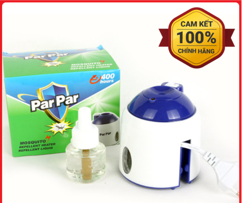 Đèn Đuổi Muỗi Xông Tinh Dầu Par Par + tặng kèm lọ tin dầu đuỗi muỗi và con trùng loại tốt chất lượng cao - bảo tốt cho em bé và gia đình - BH UY TÍN TẠI VanDongTS Shop