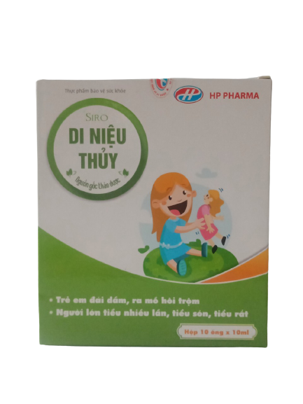 Hết đái dầm, ra mồ hôi trộm, giảm tiểu đêm, tiểu nhiều lần - Siro Di Niệu Thủy - Hộp 10 ống x 10ml