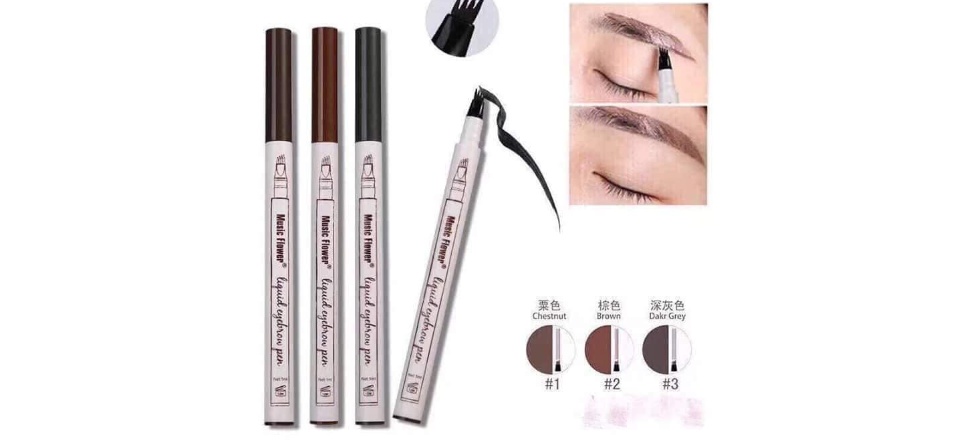 Bút chì kẻ mày phẩy sợi lông mày 4D