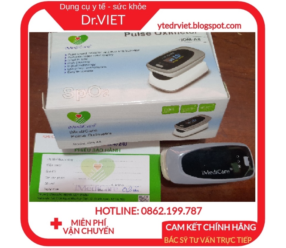 Máy đo nồng độ bão hòa Oxy trong máu (SPO2) và nhịp tim iMediCare iOM-A8- Chính hãng Singapore bảo hành 2 năm, Sử dụng cho cả trẻ em và người lớn, Chế độ cảnh báo SpO2 thấp và nhịp tim bất thường bằng âm thanh dùng cho mùa dịch 64 Máy đo nồng độ bão hòa Oxy trong máu (SPO2) và nhịp tim iMediCare iOM-A8- Chính hãng Singapore bảo hành 2 năm, Sử dụng cho cả trẻ em và người lớn, Chế độ cảnh báo SpO2 thấp và nhịp tim bất thường bằng âm thanh dùng cho mùa dịch