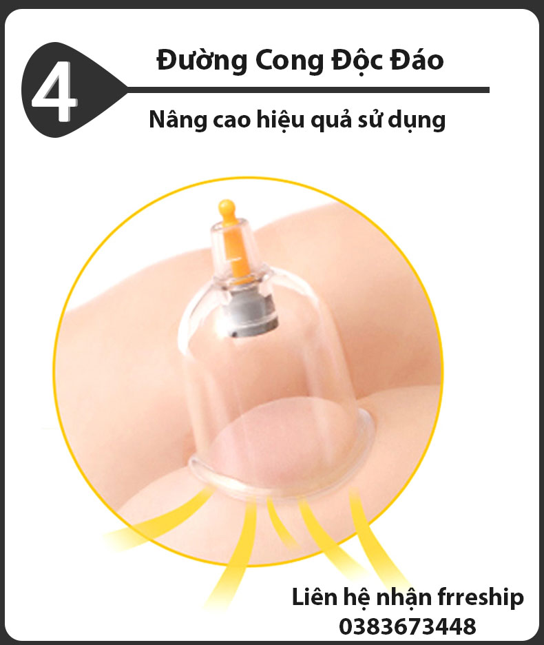 Bộ Dụng Cụ Giác Hơi công nghệ Hàn Quốc, Giải Độc Cơ Thể Từ Bên Trong, Lưu Thông Máu Dễ dàng, Bộ Giác Hơi Không Dùng Lửa(24 phụ kiện), An Toàn - Tiện Dụng, Bảo Hành Uy Tín Bởi KINH BẮC