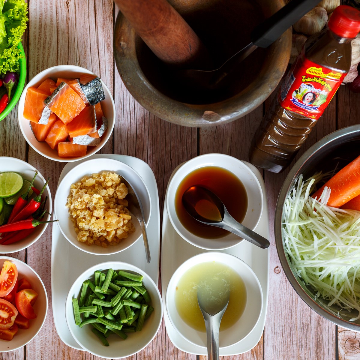 Nước Mắm Thái Lan Làm Gỏi Đu Đủ Somtum ADOMA Ba Khía Chua Cay Maebunlam 400ml- ปลาร้าแม่บุญล้ํา Cách Làm Sốt Trộn Sụm Tôm Ghẹ Xoài Thái Lan ส้มตําไทย