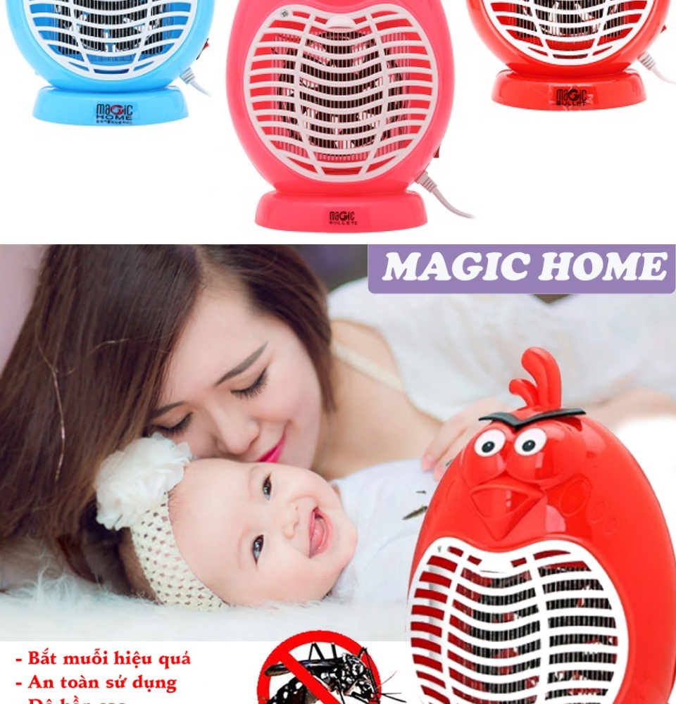 đèn bắt muỗi hiệu quả cao magic diệt muỗi an toàn tiện lợi