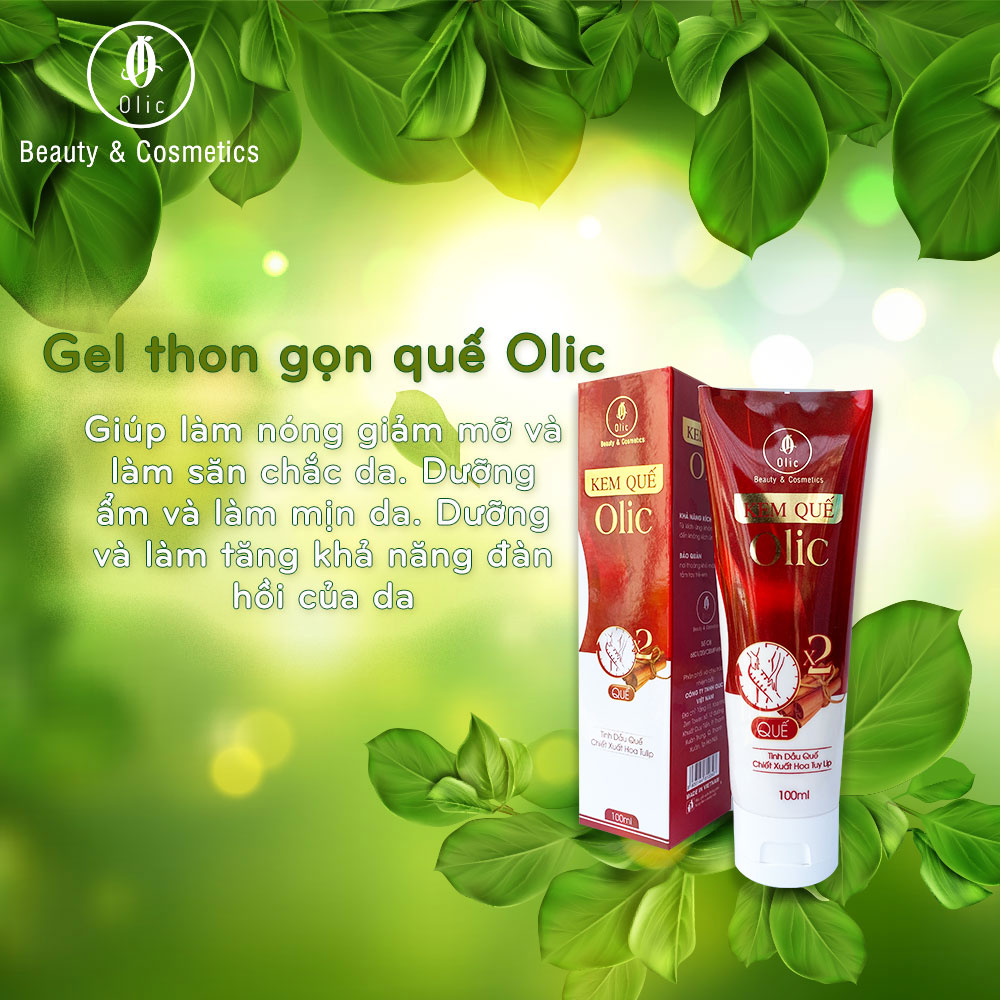 Kem tan mỡ olic chính hãng - Gel săn chắc quế giảm eo mỡ hiệu quả tặng đai nịt bụng định hình date 2023