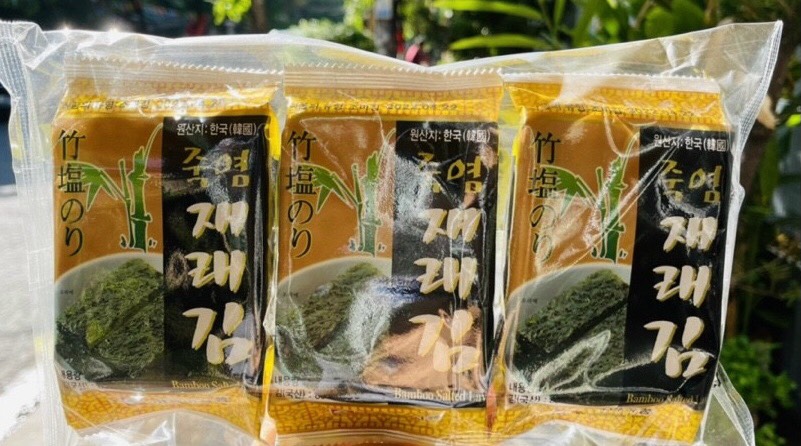Rong Biển Ăn Sống Hàn Quốc - Rong Biển Gói Vàng - Rong Biển Trẻ Em - Ăn Vặt
