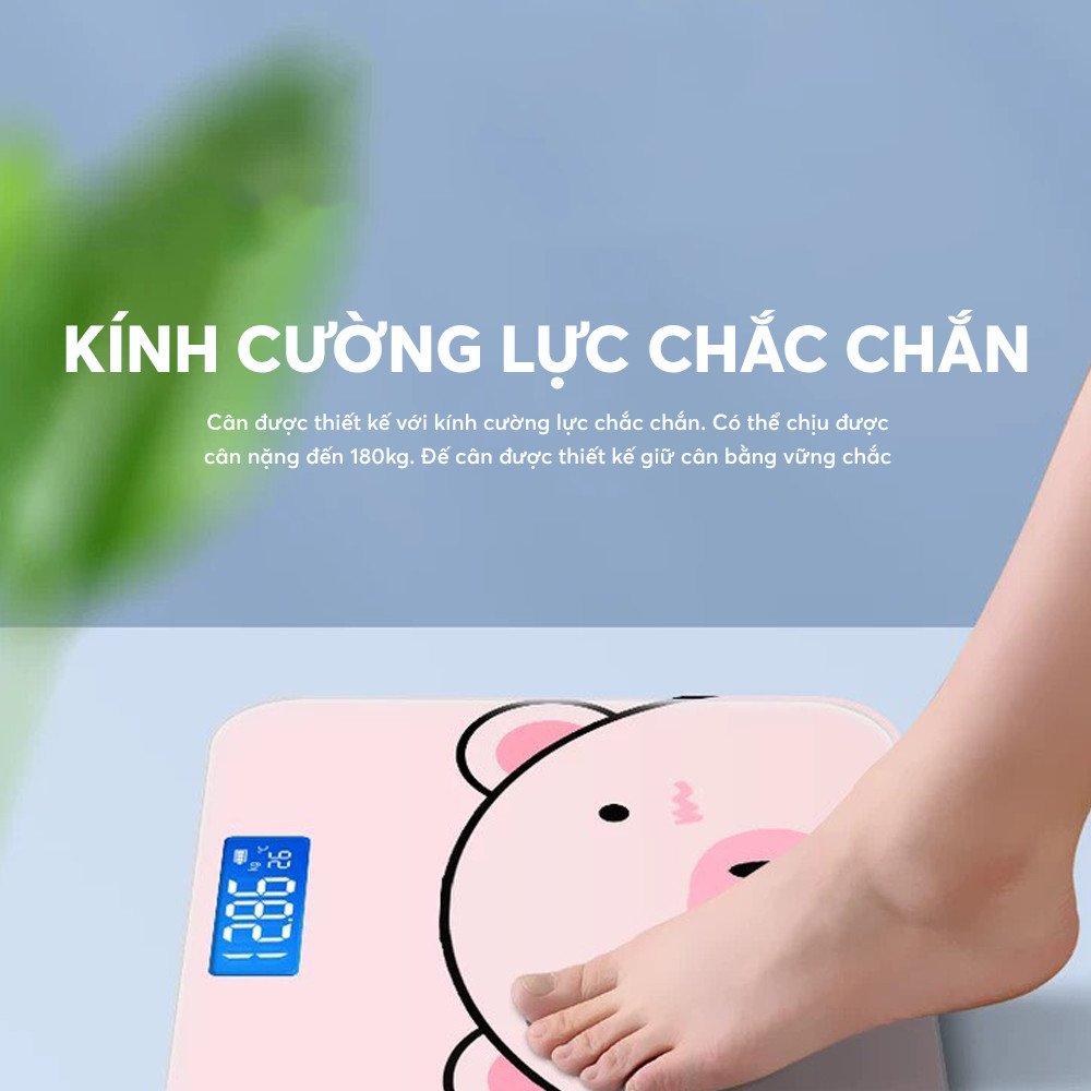 Cân Điện Tử Sưc Khỏe Mini Nhà Bếp, Tính Tiền Bán Hàng,Cân Được Tiểu Ly ,Lên Đến 100kg Đến 180kg