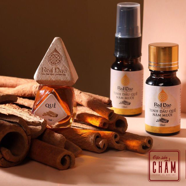 Tinh dầu quế nguyên chất - Cinnamon essential oil. Tinh dầu thiên nhiên cao Red Dao, đặc sản Tây Bắc