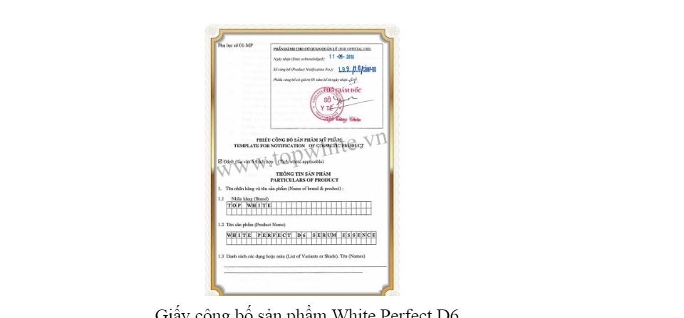 White Perfect D6 Serum Essence Tinh Chất Tạo Sự Căng Bong Trẻ Hoa Lan Da Lazada Vn