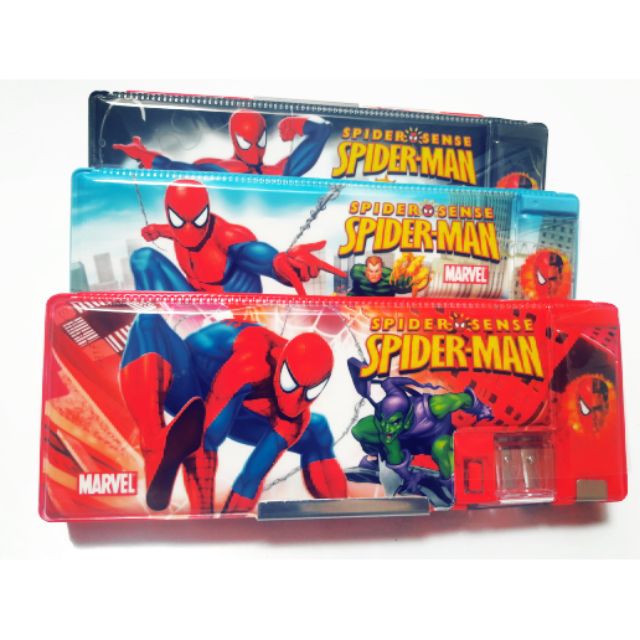 Hộp đựng bút nam châm siêu nhân loại 1 có 2 khay riêng biệt cho bé trai